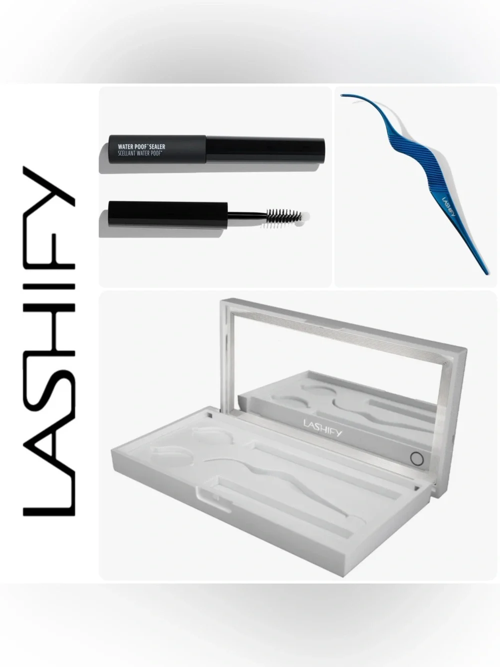 NEW Lashify ✨ White LED Light Control Kit • Sapphire Petite Wand